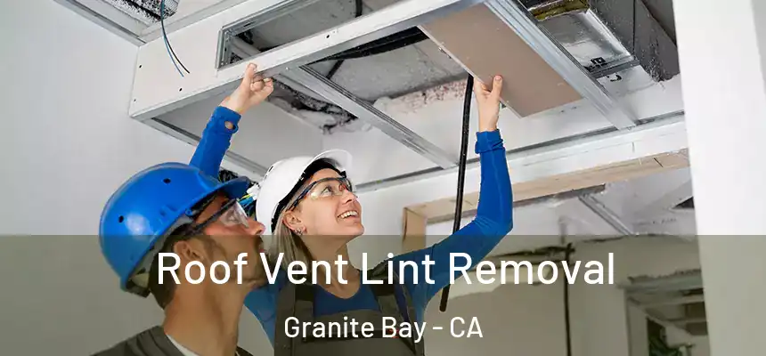 Roof Vent Lint Removal Granite Bay - CA